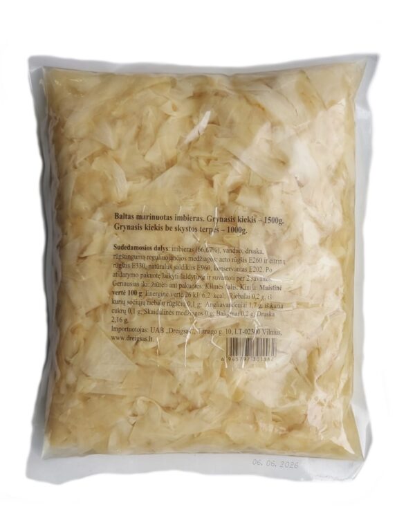 AJI White Pickled Ginger 1 kg